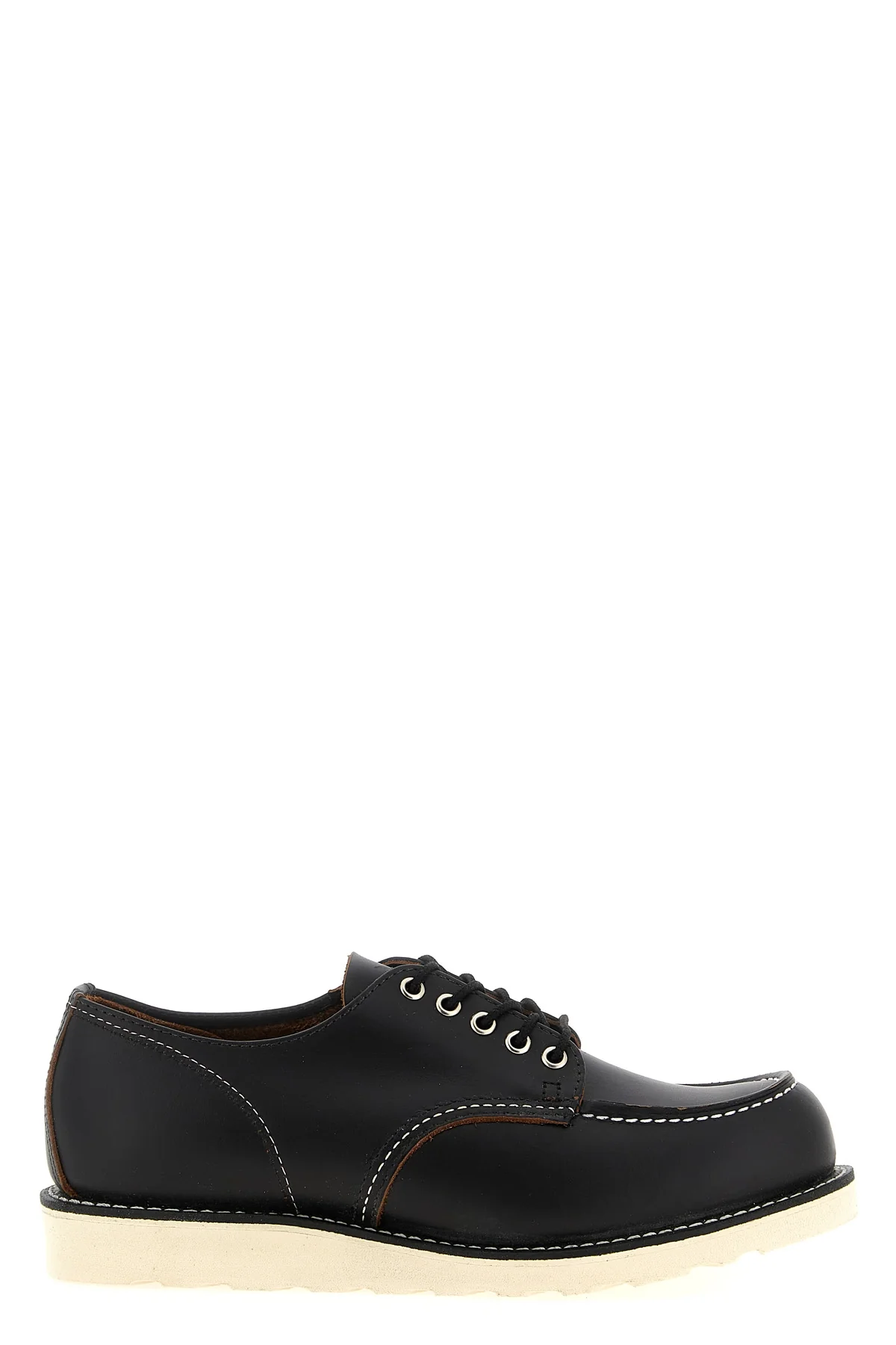 prairie leather shop moc oxford lace-up shoes