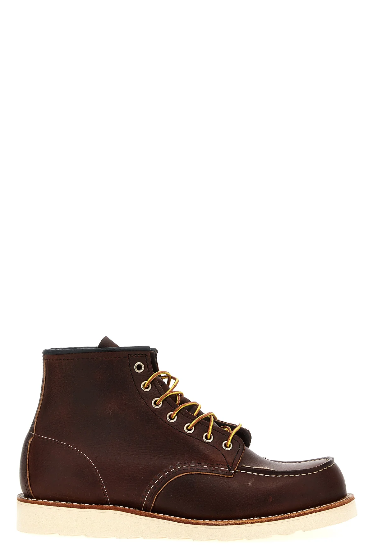RED WING SHOES 8 classic moc® rough leather ankle boots