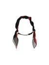 double-wrap skull scarf bracelet