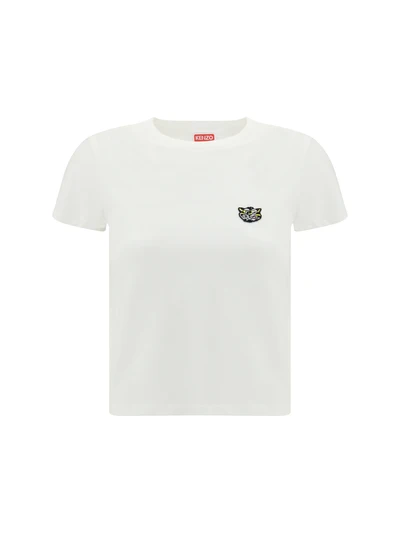 cotton t-shirt with the embroidered “wild tiger”