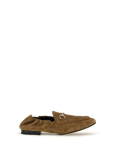 gg suede loafers