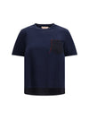 embroidered logo t-shirt