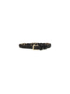 vlogo signature braided leather bracelet
