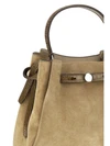 romy suede bucket bag