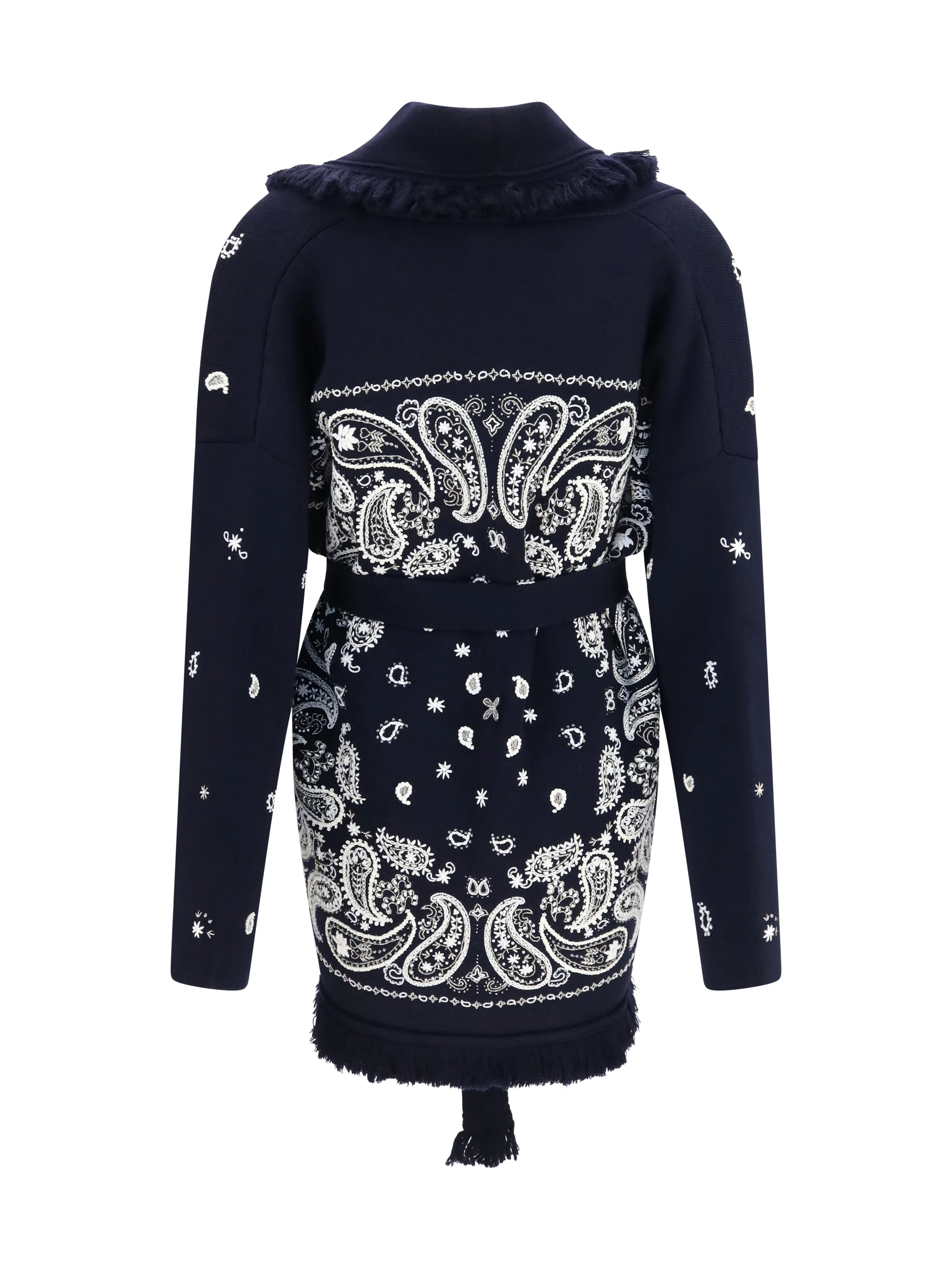 ALAIA M echoes of the bandana cardigan