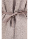 dracucollar belted coat