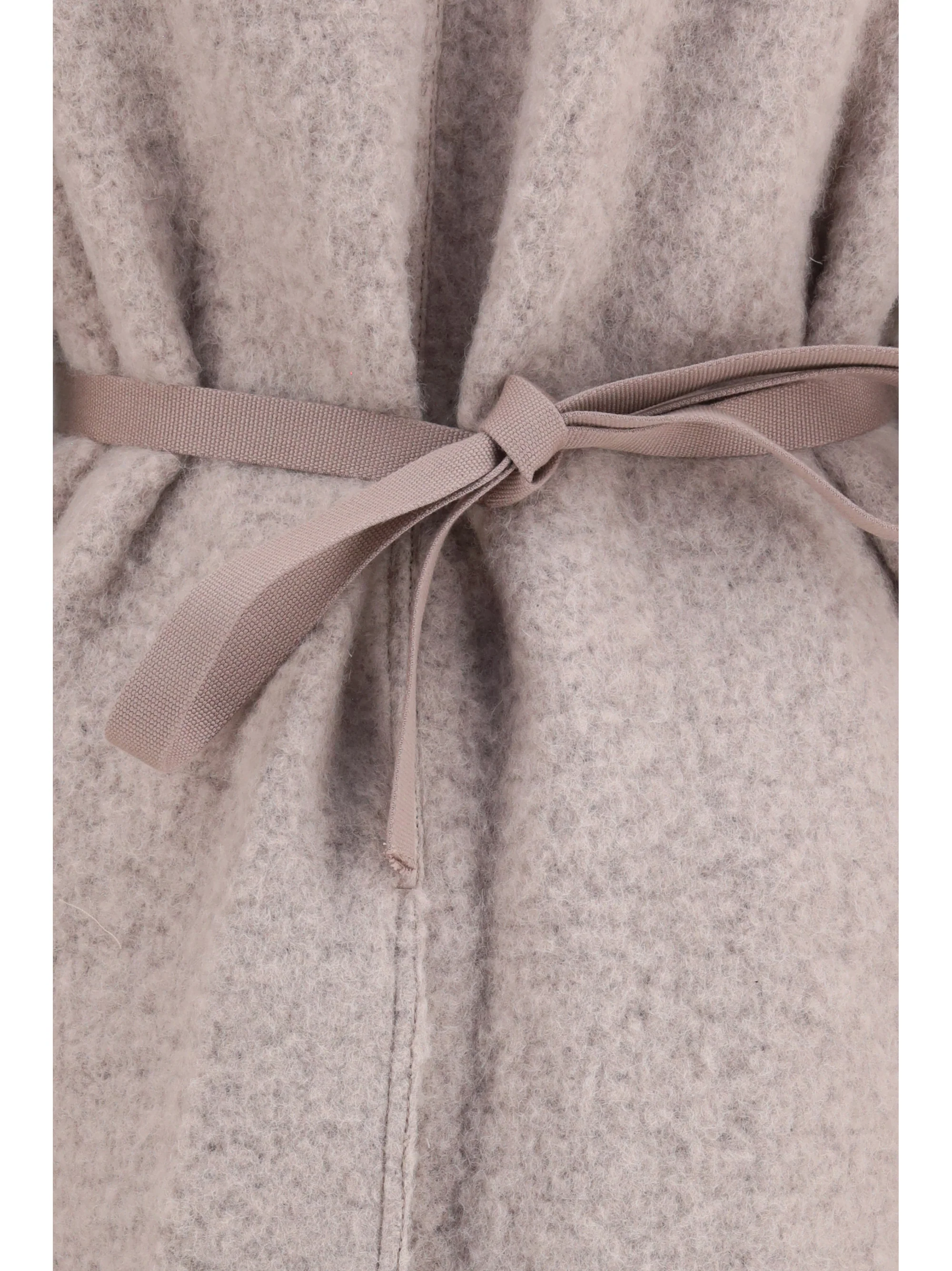 dracucollar belted coat