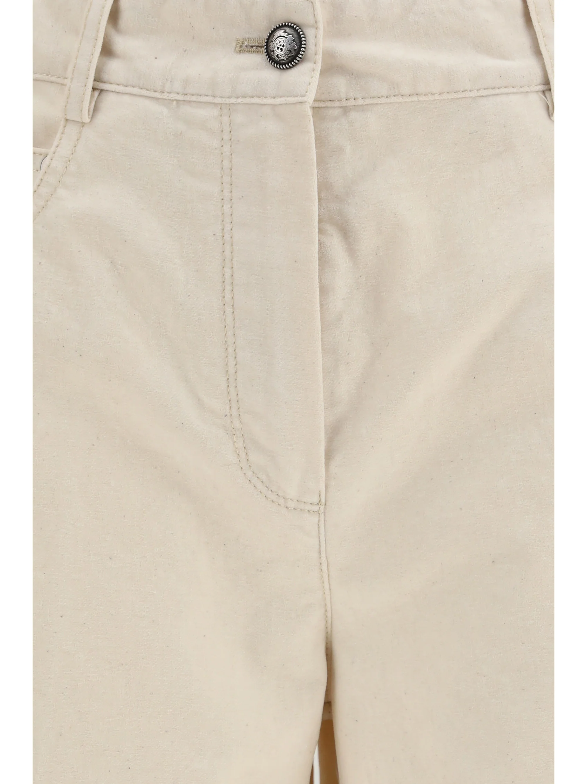 wide leg jeans in flocked denim