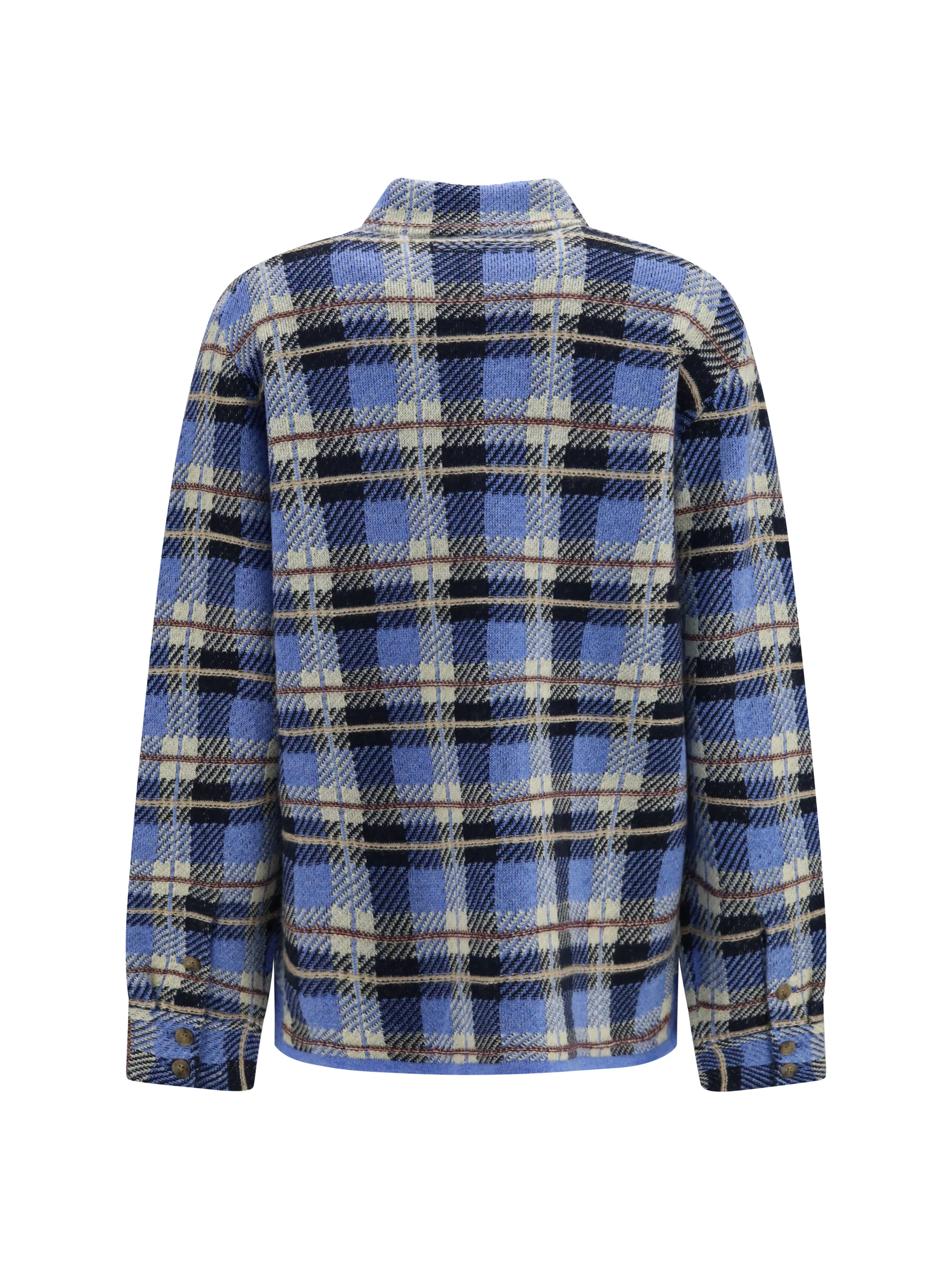 GUEST IN RESIDENCE M checked cashmere shirt