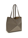 medium puzzle fold tote bag