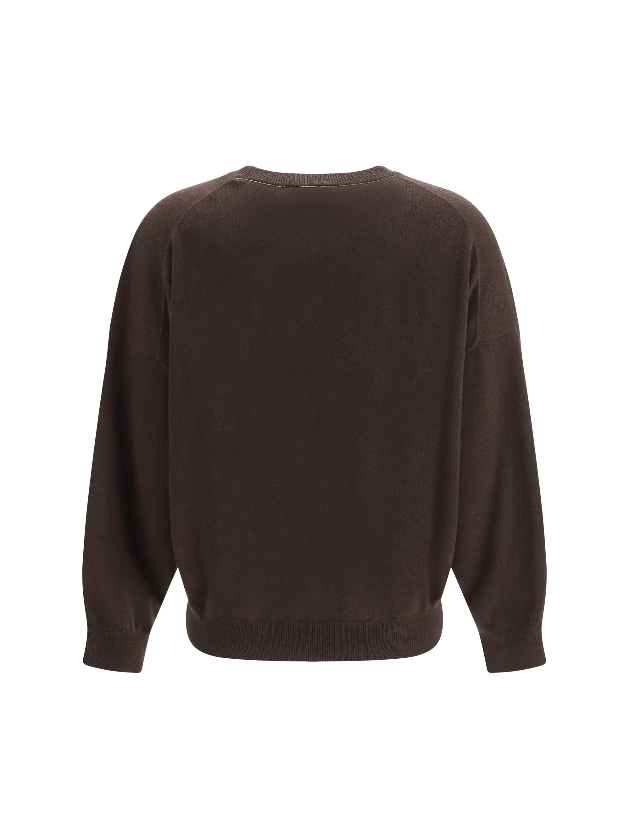 BRUNELLO CUCINELLI L cashmere sweater with monili chain