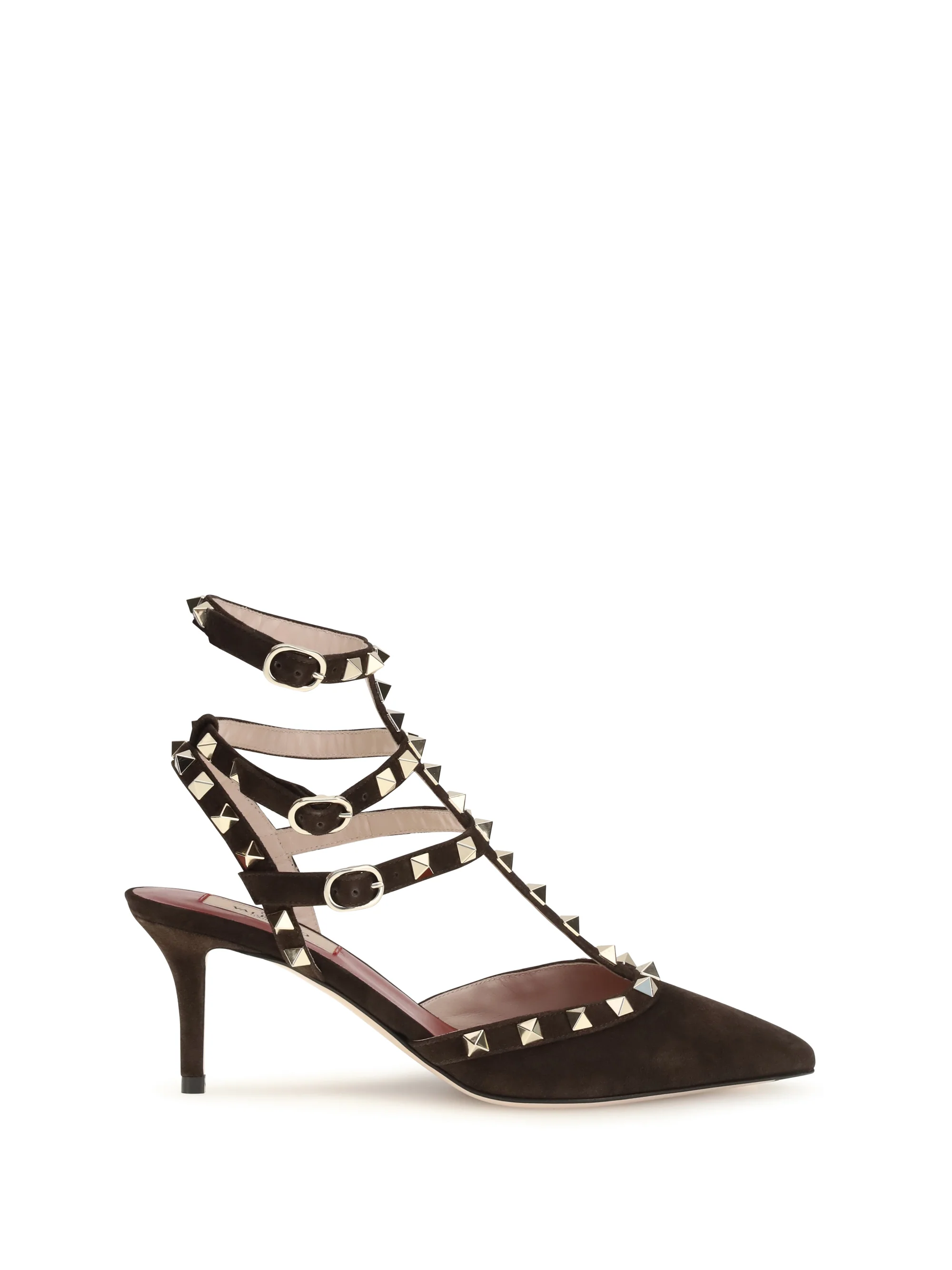 VALENTINO GARAVANI 38.5 rockstud suede pumps