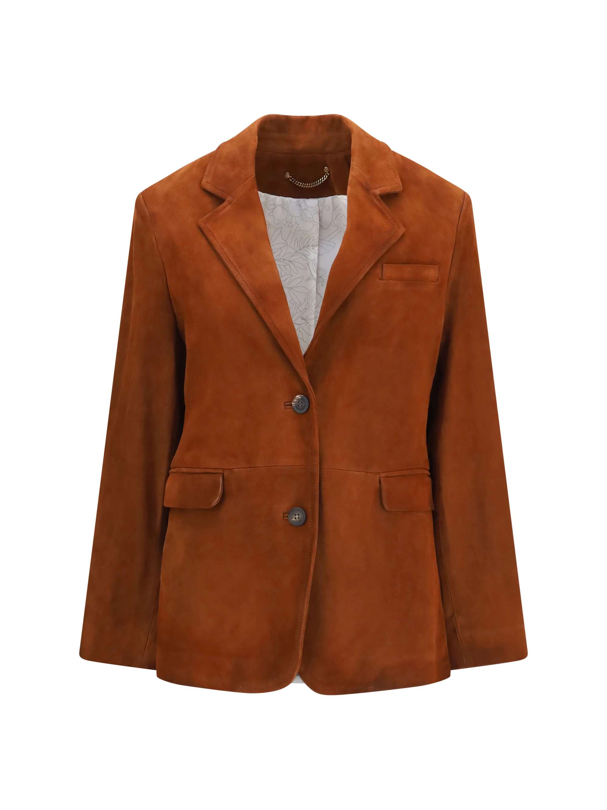 GOLDEN GOOSE 40 single-breasted leather jacket
