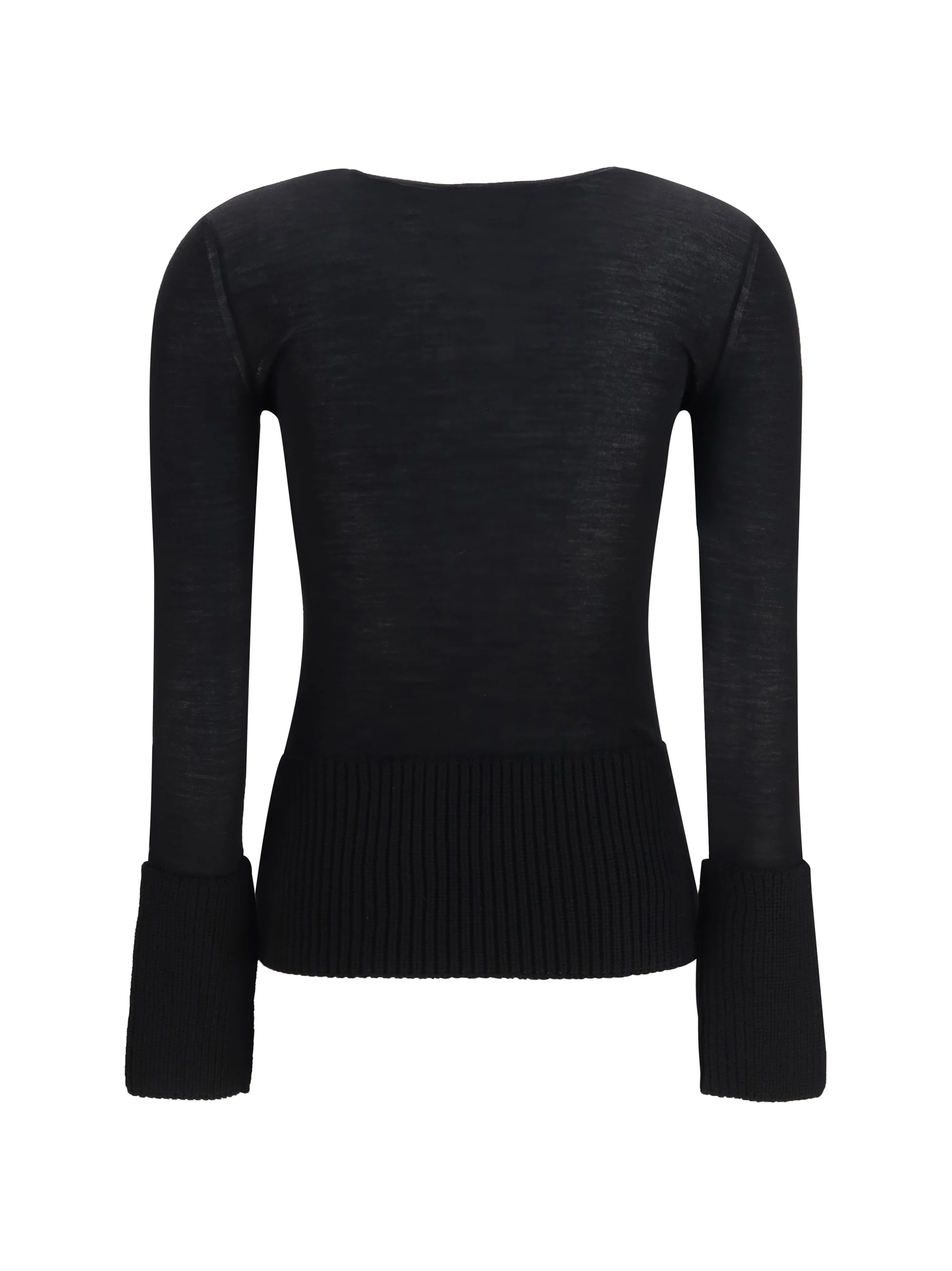 merino wool crewneck top