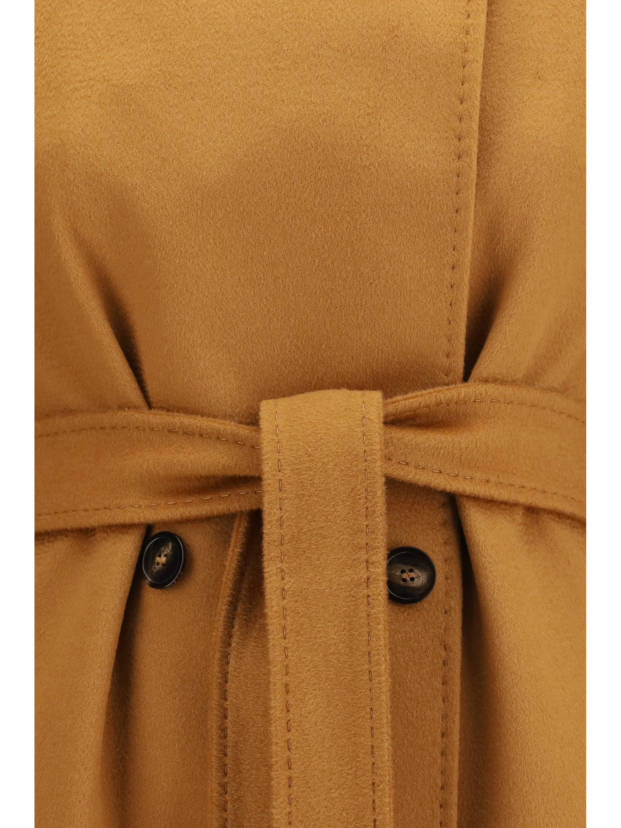 double breasted wool coat