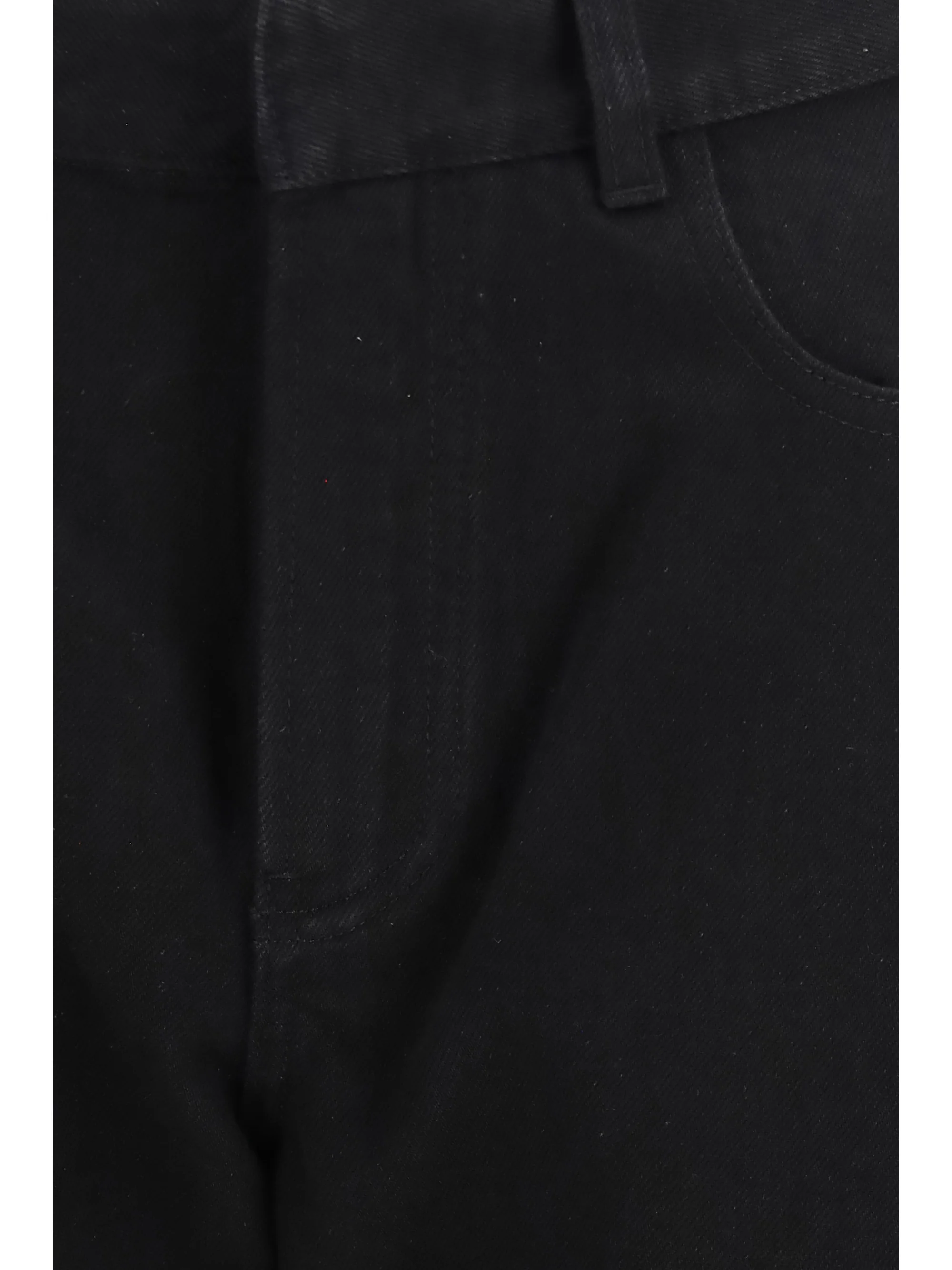 low rise rounded jeans