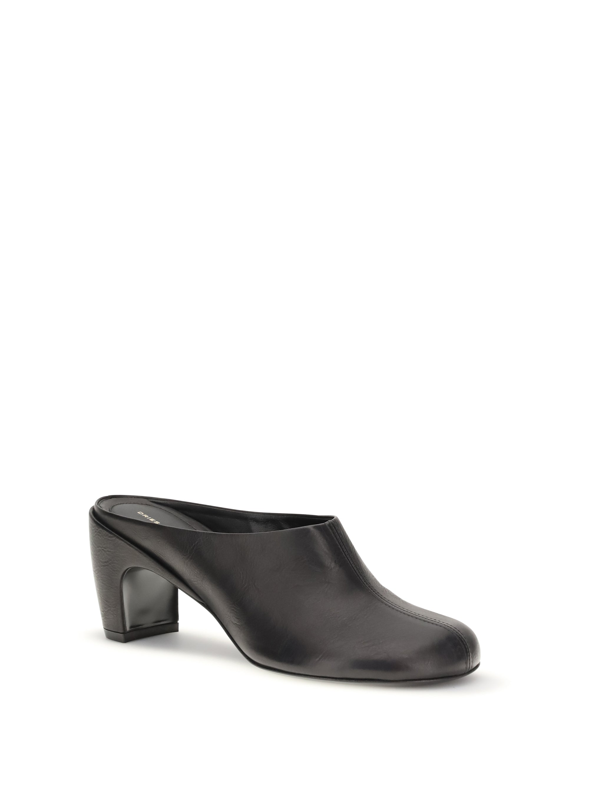 leather mules