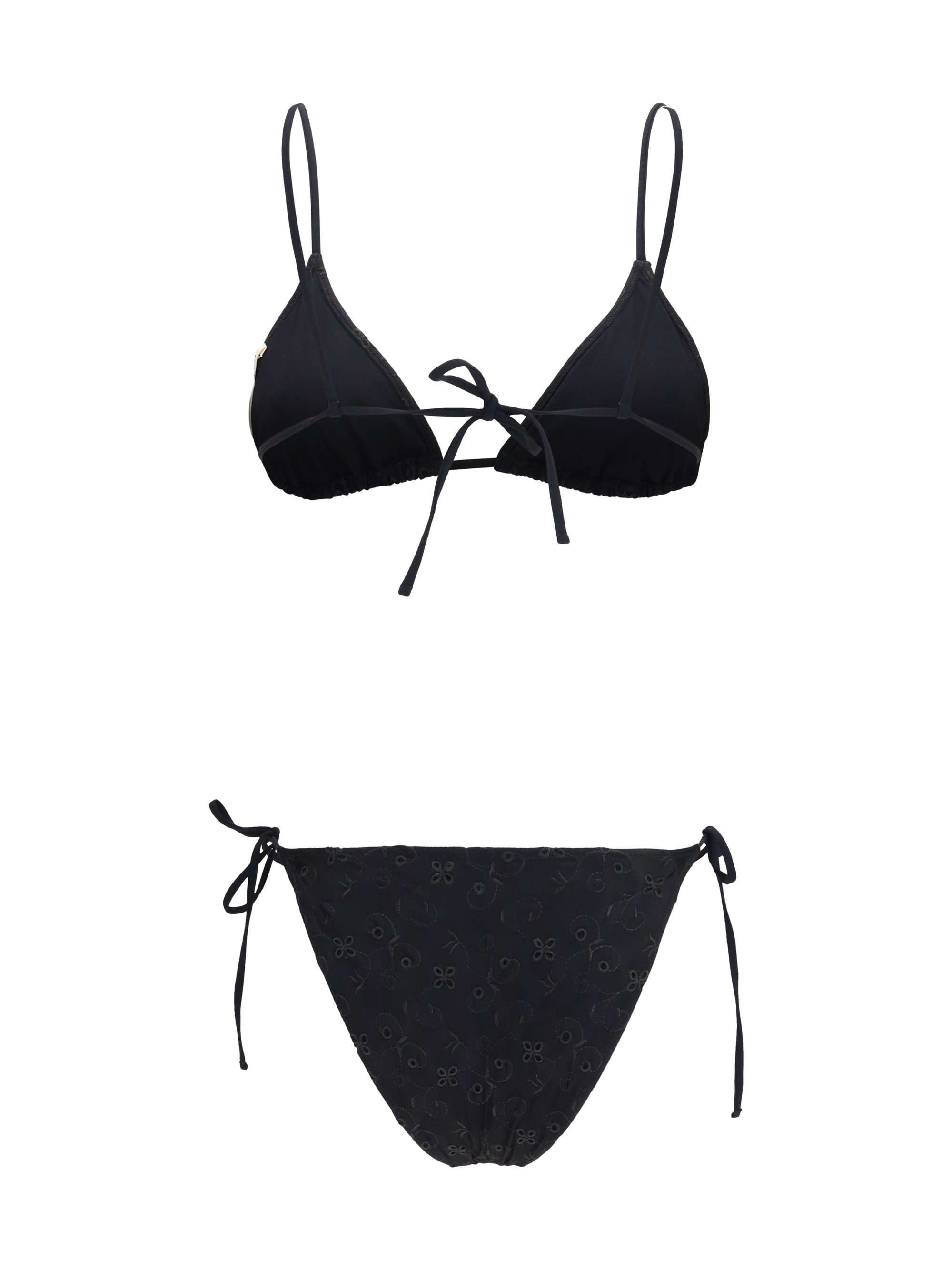 bikini with floral details