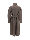 long double faced wool and cashmere coat