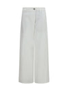 straight-leg cotton pants