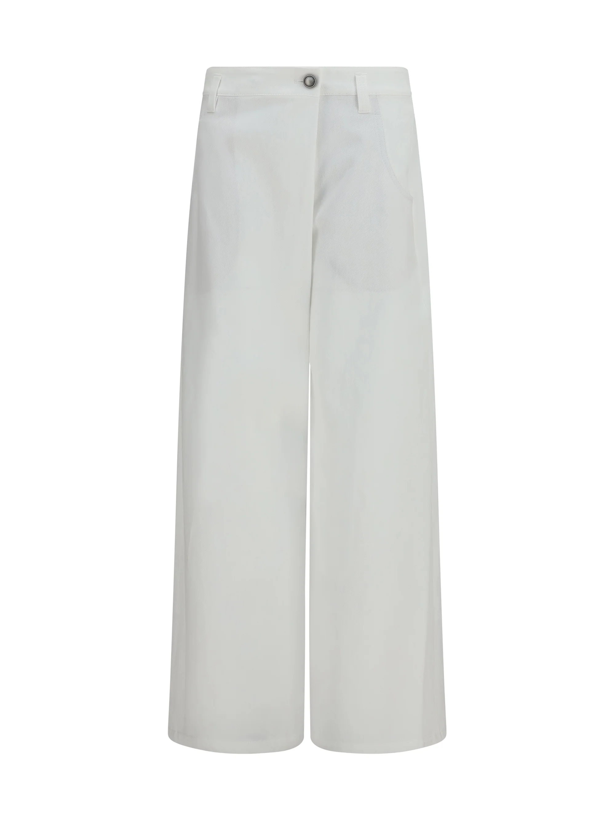 straight-leg cotton pants