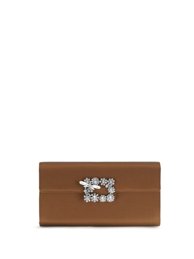 efflorescence satin clutch