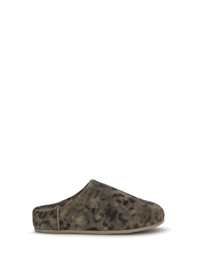 elea spotted slip-on mules