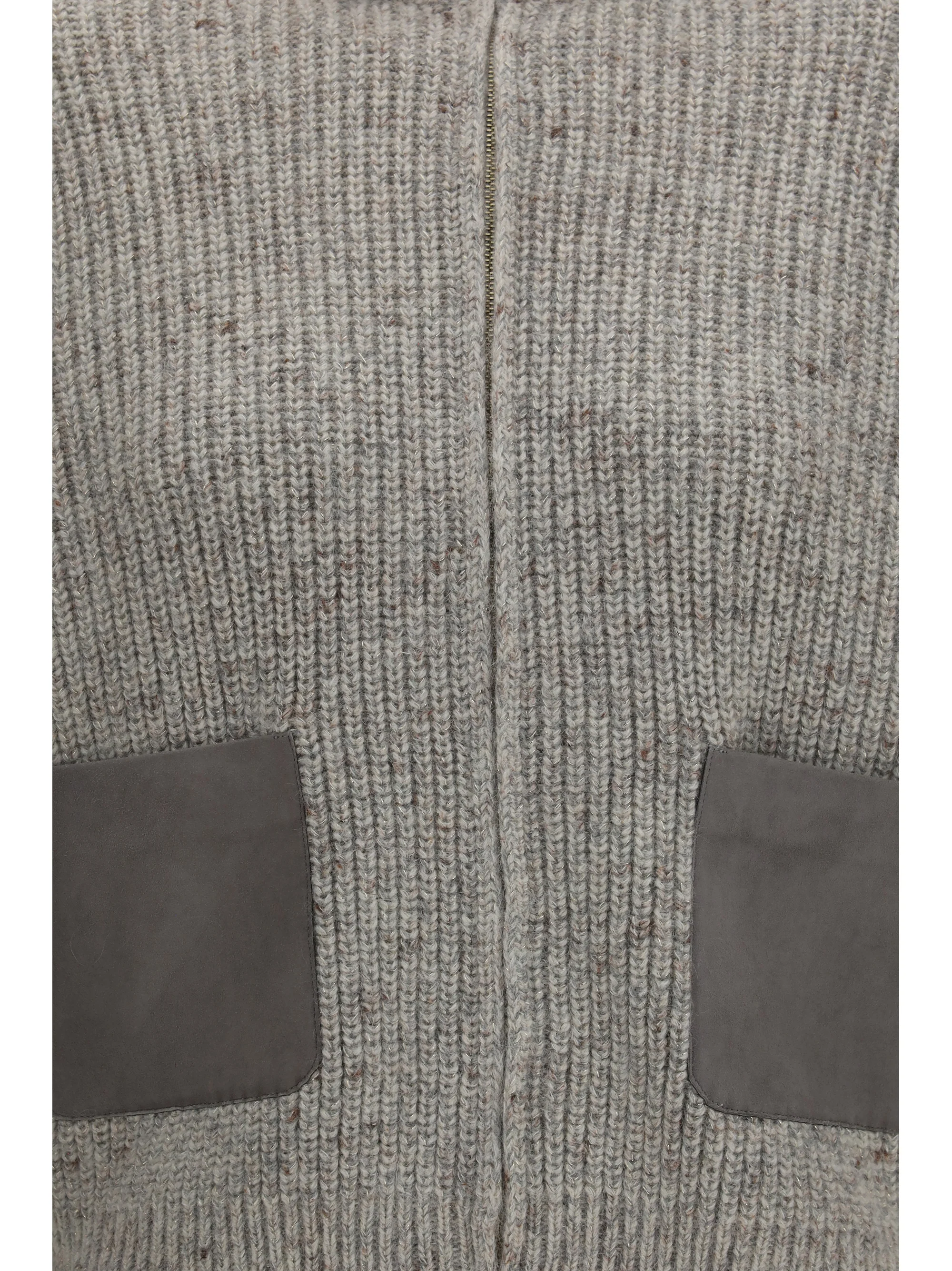 lurex bouclé yarn sweater