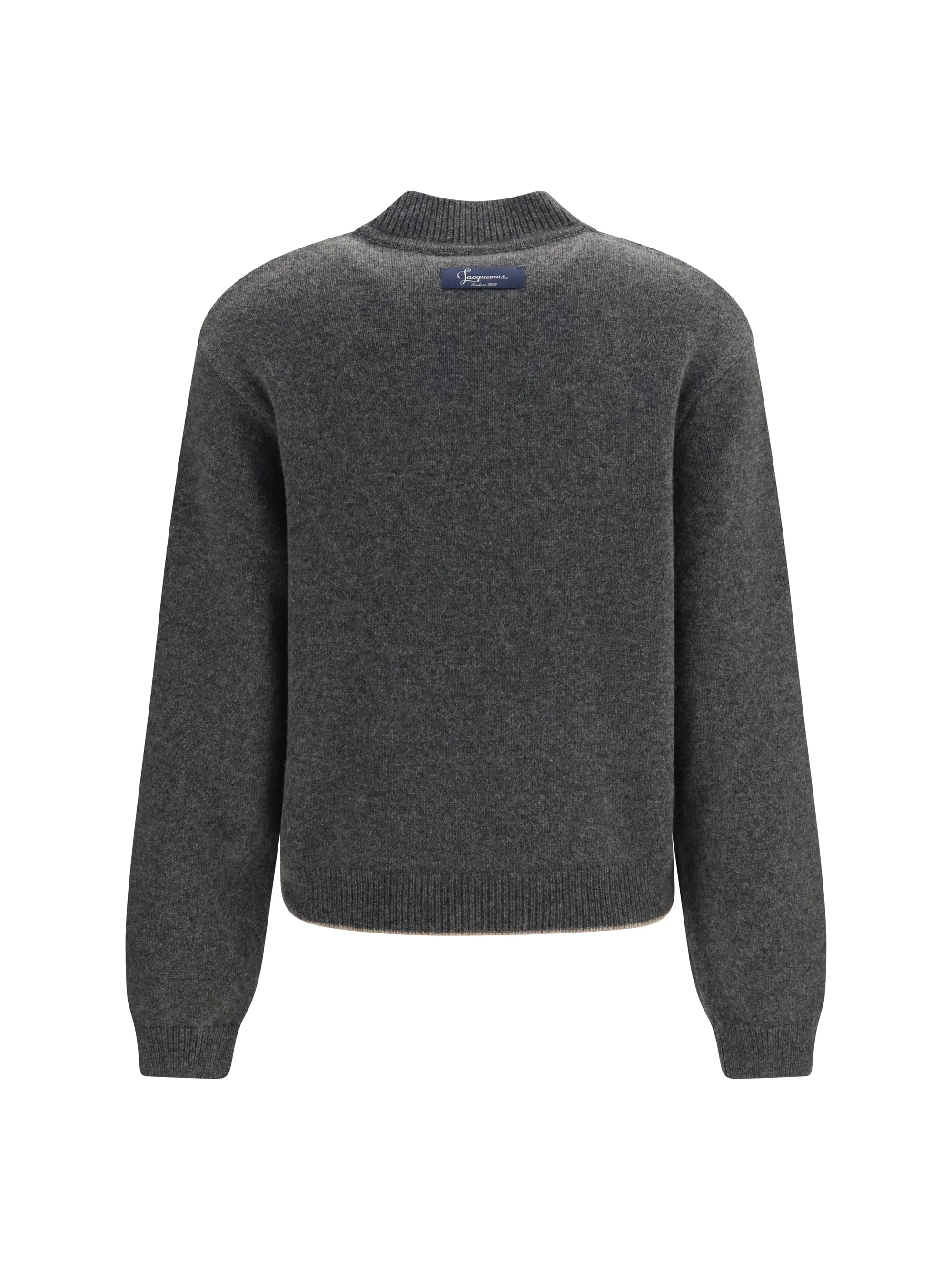 JACQUEMUS 38 la maille cashmere creweck sweater