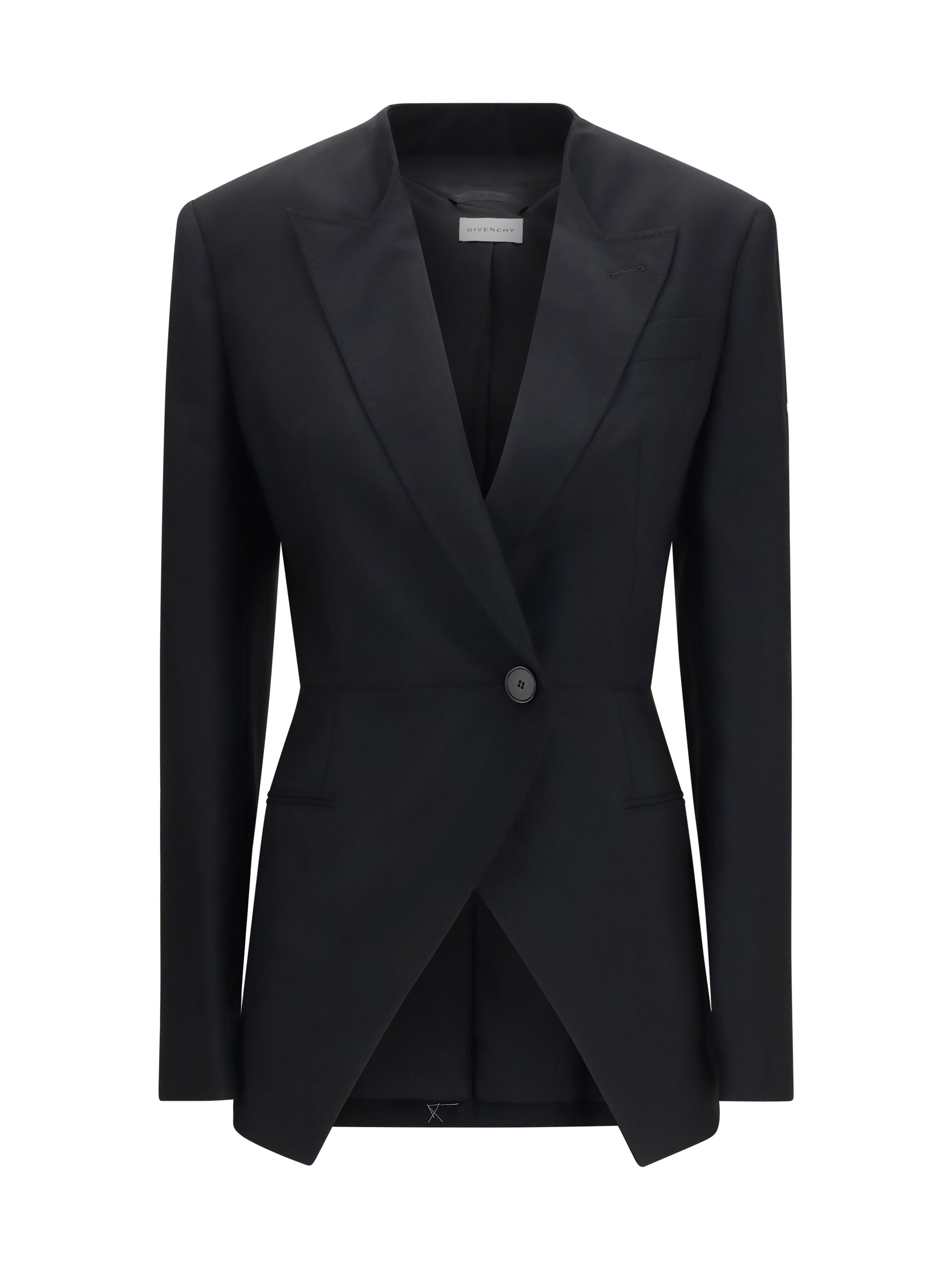 GIVENCHY 36 cut-out double-breasted blazer