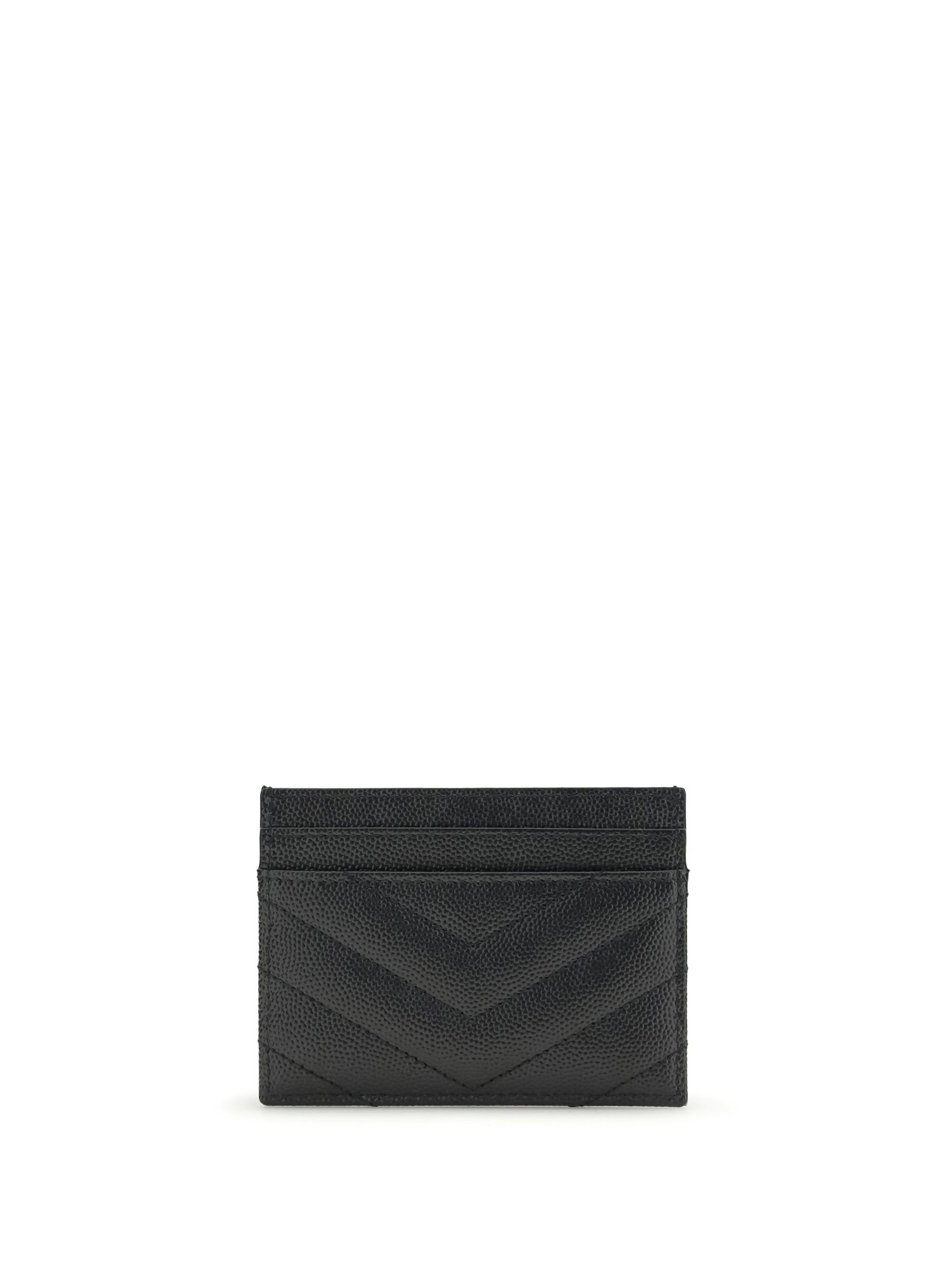 SAINT LAURENT OS leather card holder