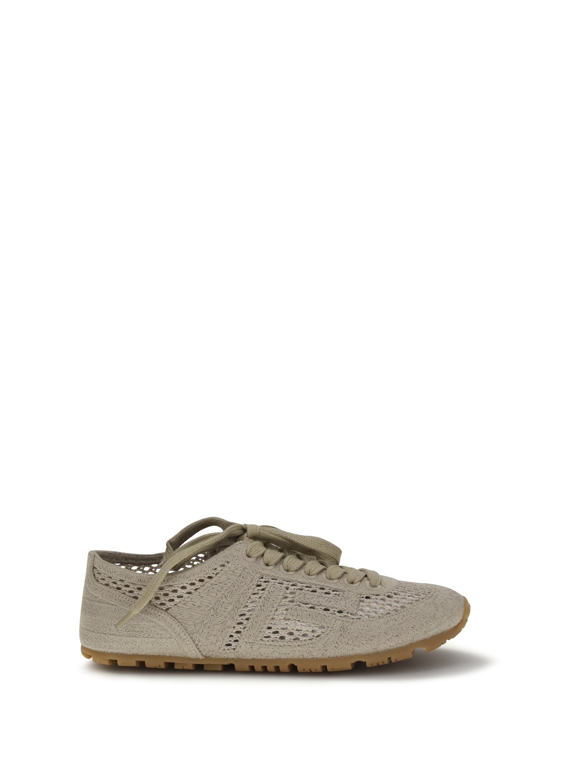BALMAIN 38 racer 45 sneakers in macramé