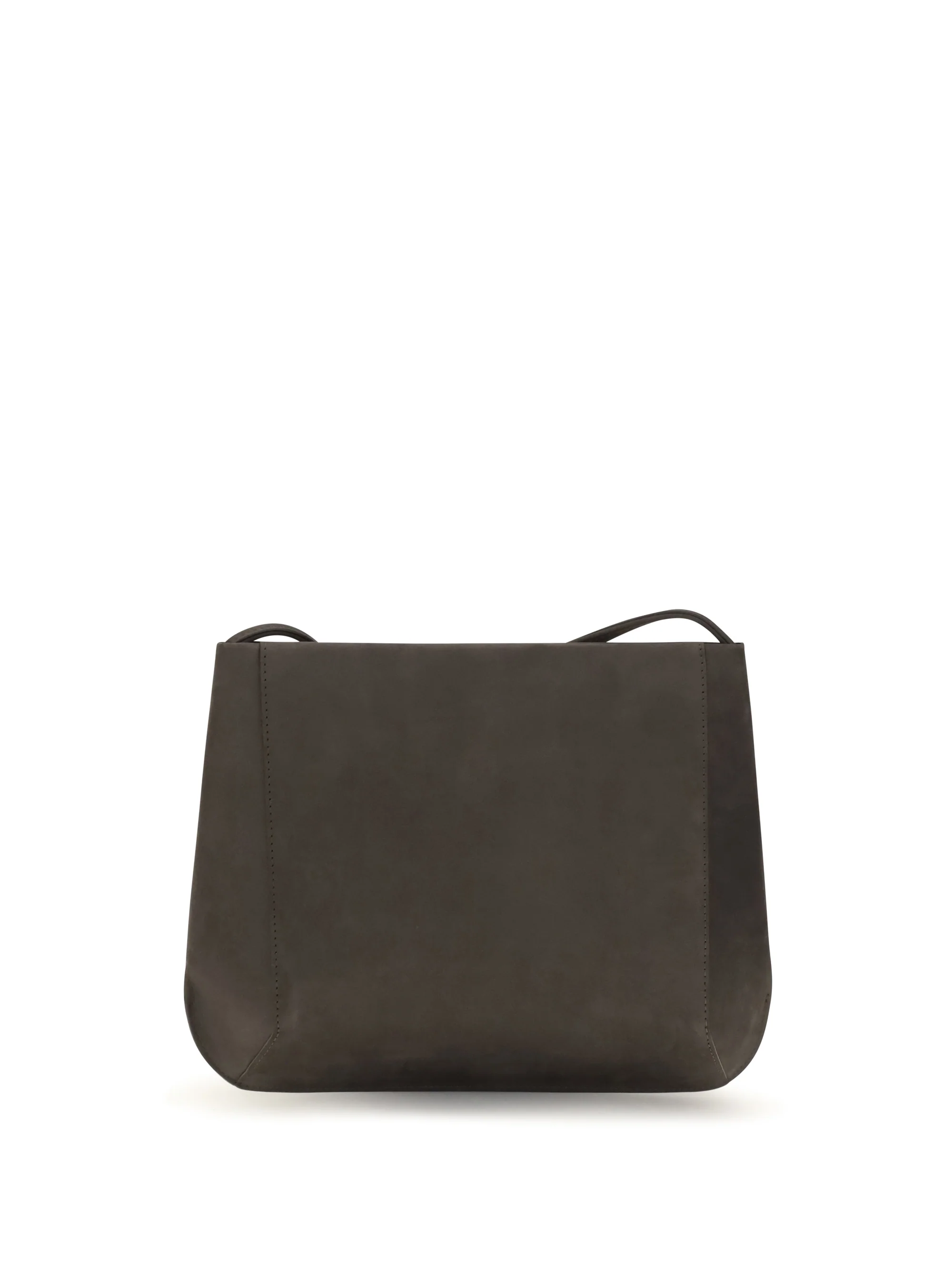 loge brushed leather crossbody bag