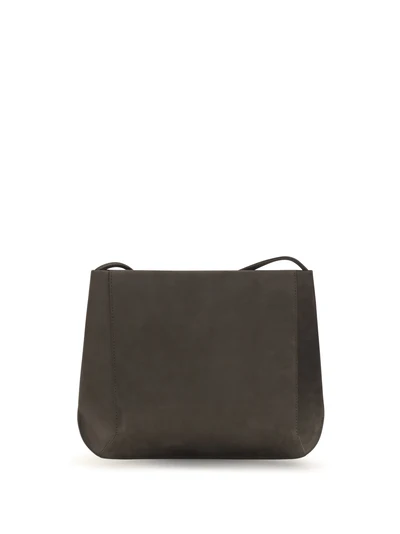 loge brushed leather crossbody bag