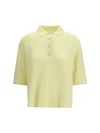 short-sleeve polo neck sweater