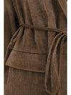 cashmere-blend jacket with drawstrings