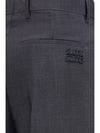kid mohair pants