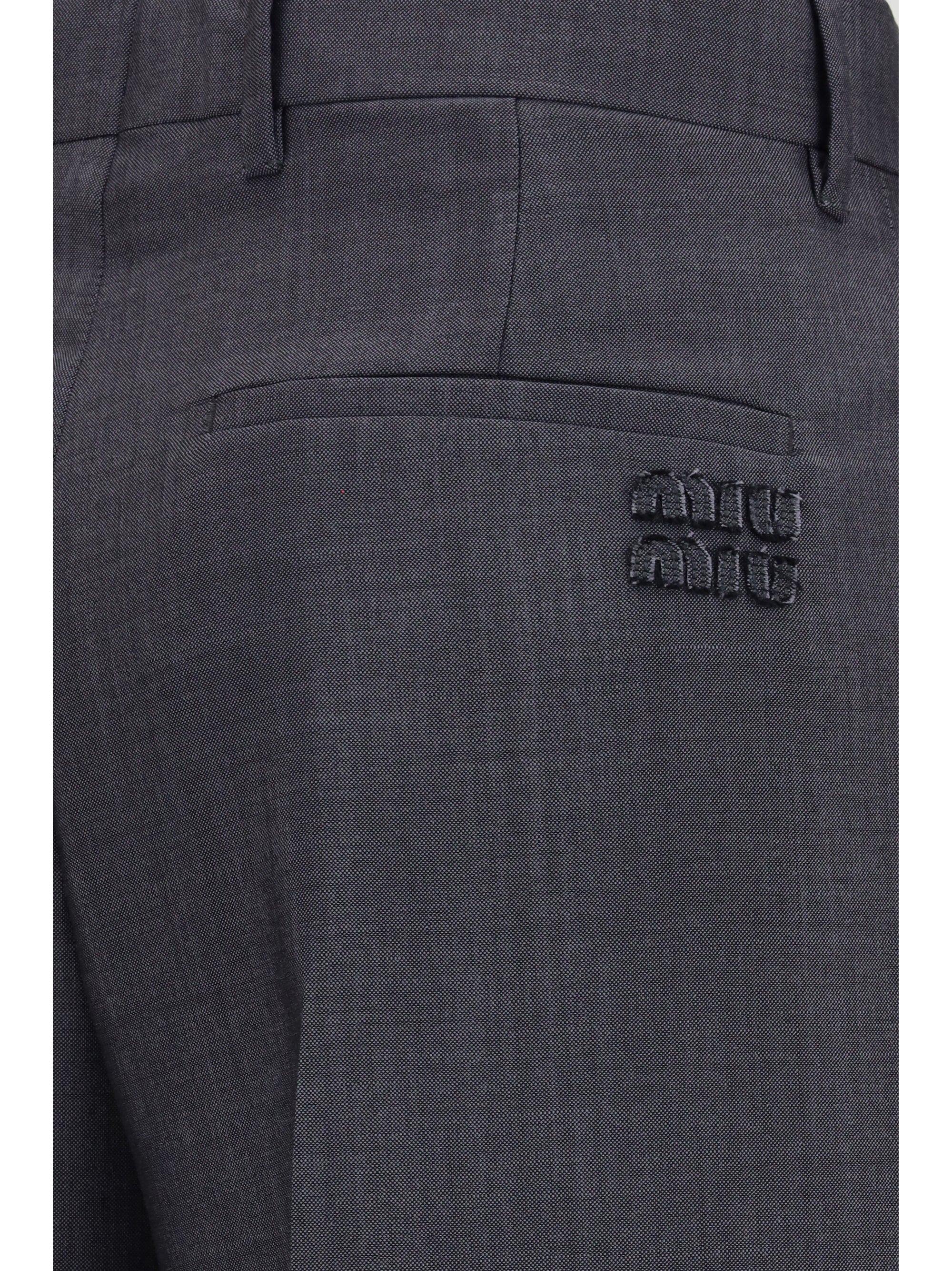 kid mohair pants