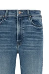 the kick it mother jeans redefine the everyday silhouette through a high-waisted