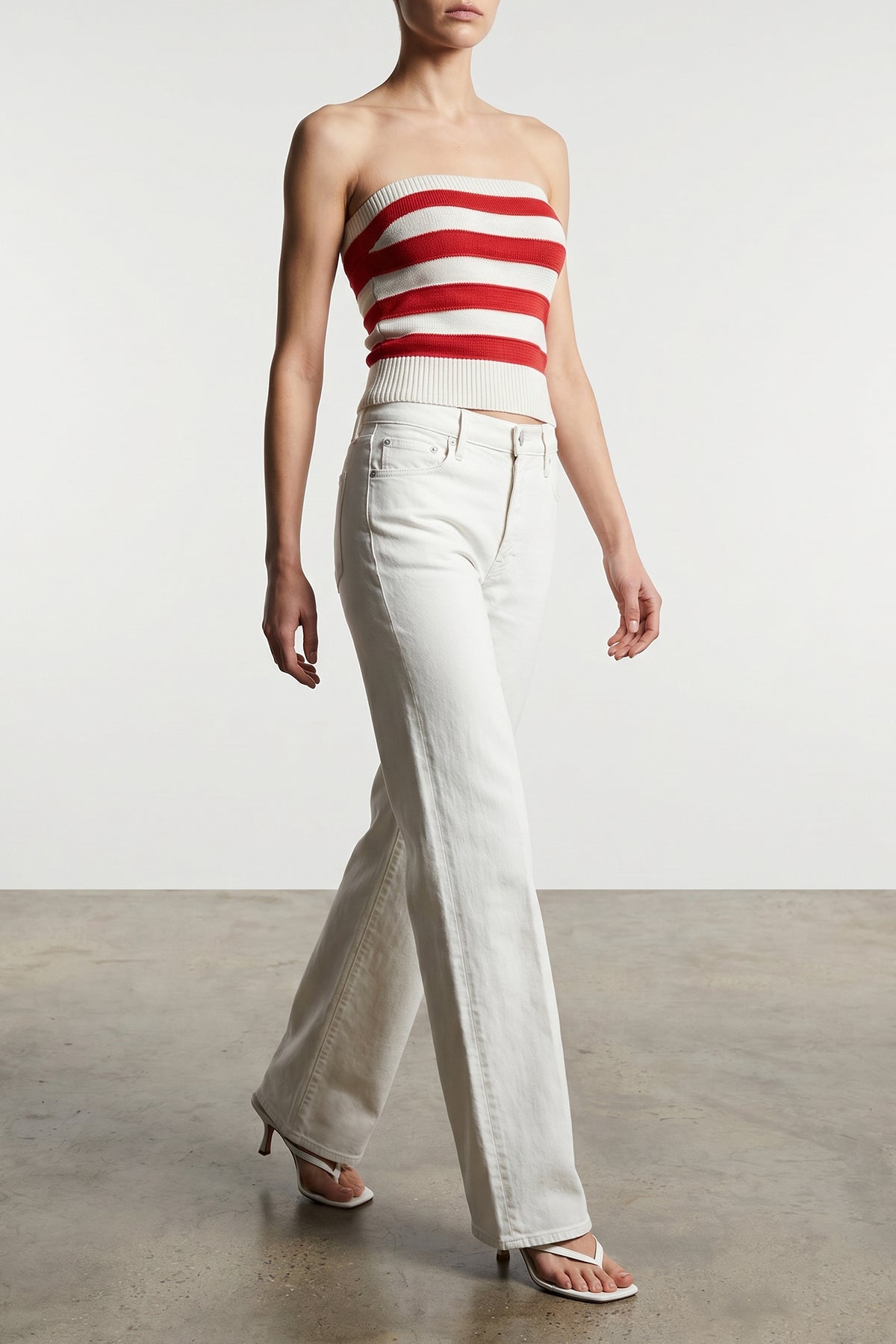 the kick it jeans in slightly stretch cotton denim