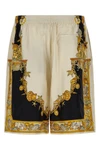 bermuda shorts in silk twill