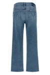the kick it ankle denim jeans superior semi-rigid birds gone wild wash