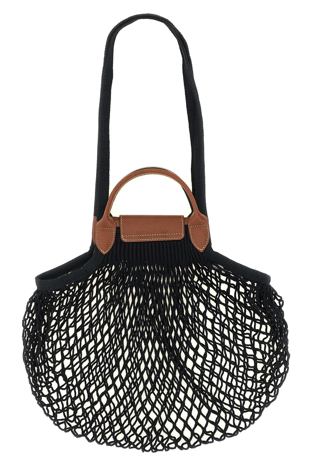 l le pliage filet shoulder bag in cotton mesh