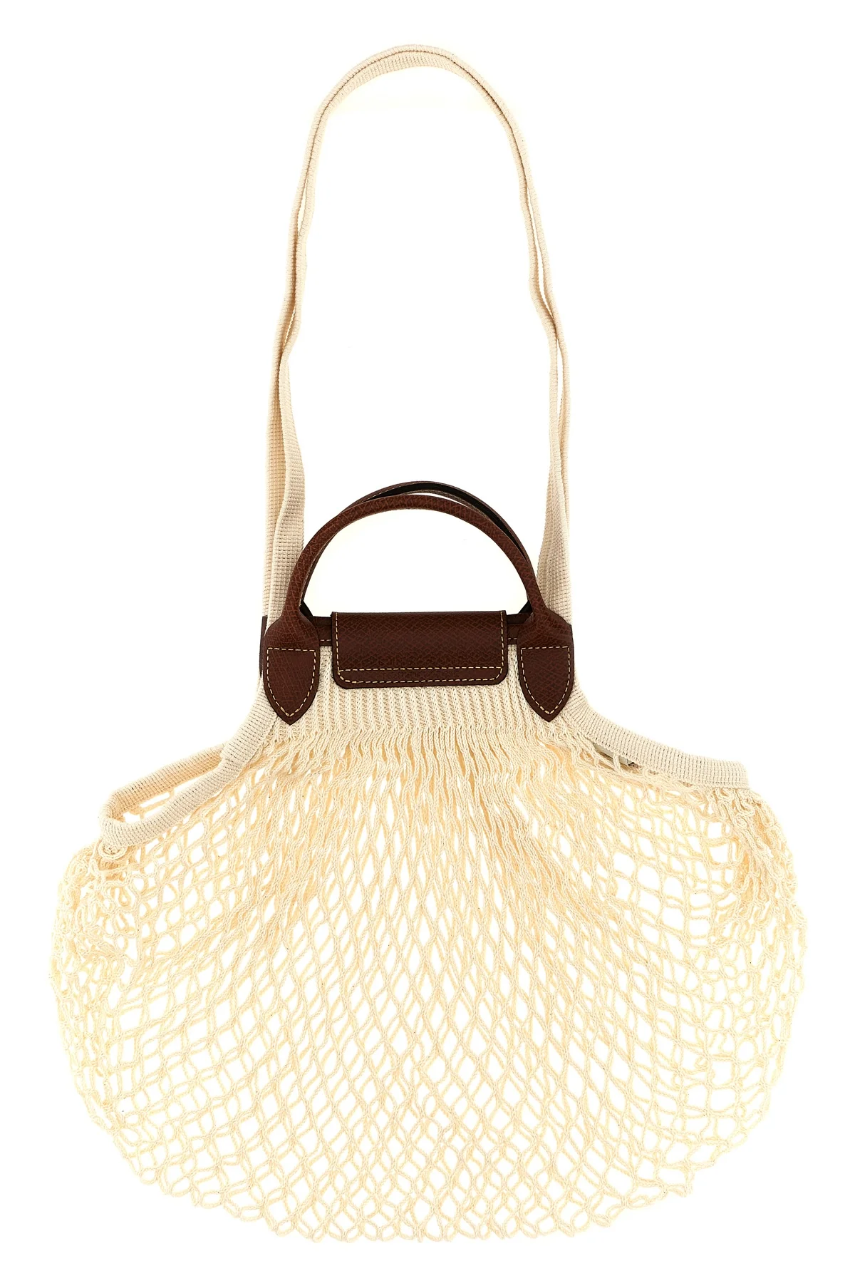 l le pliage filet cotton mesh shoulder bag