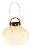 l le pliage filet cotton mesh shoulder bag