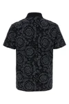 polo shirt in baroque jacquard cotton piqué