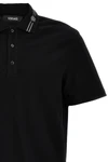 medusa embroidery cotton piqué polo shirt