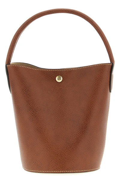 s épure bucket bag in fine-grain russian leather