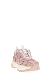 versace mercury m_vs_02 mesh and leather sneakers covered