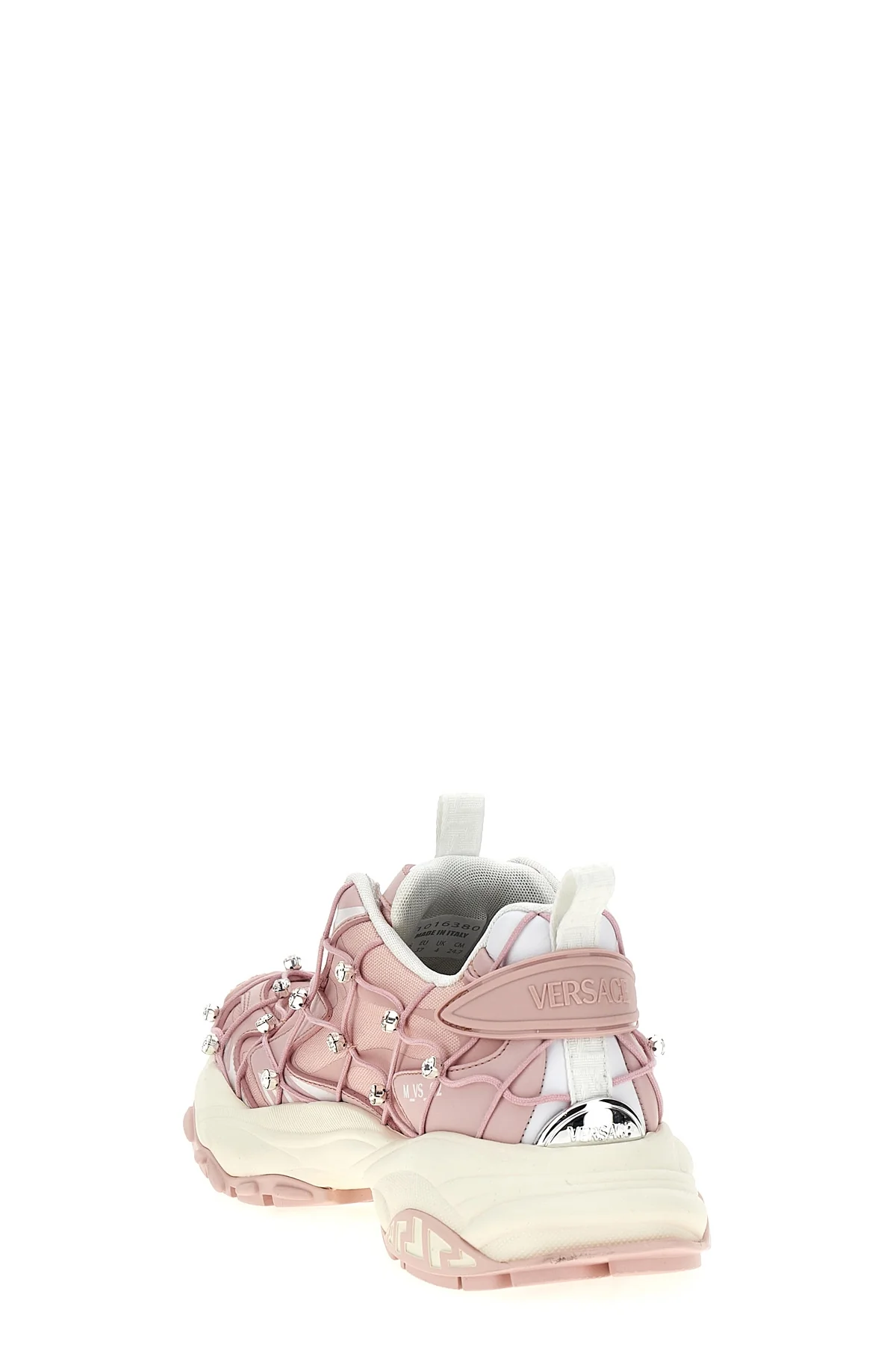 versace mercury m_vs_02 mesh and leather sneakers covered